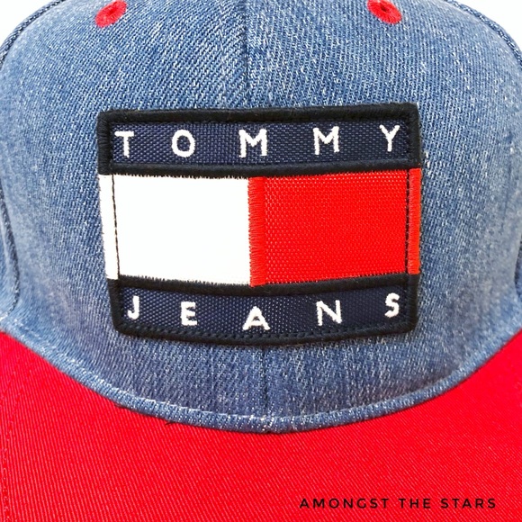 Tommy Hilfiger Urban Outfitters Denim Snapback Hat - Picture 3 of 8